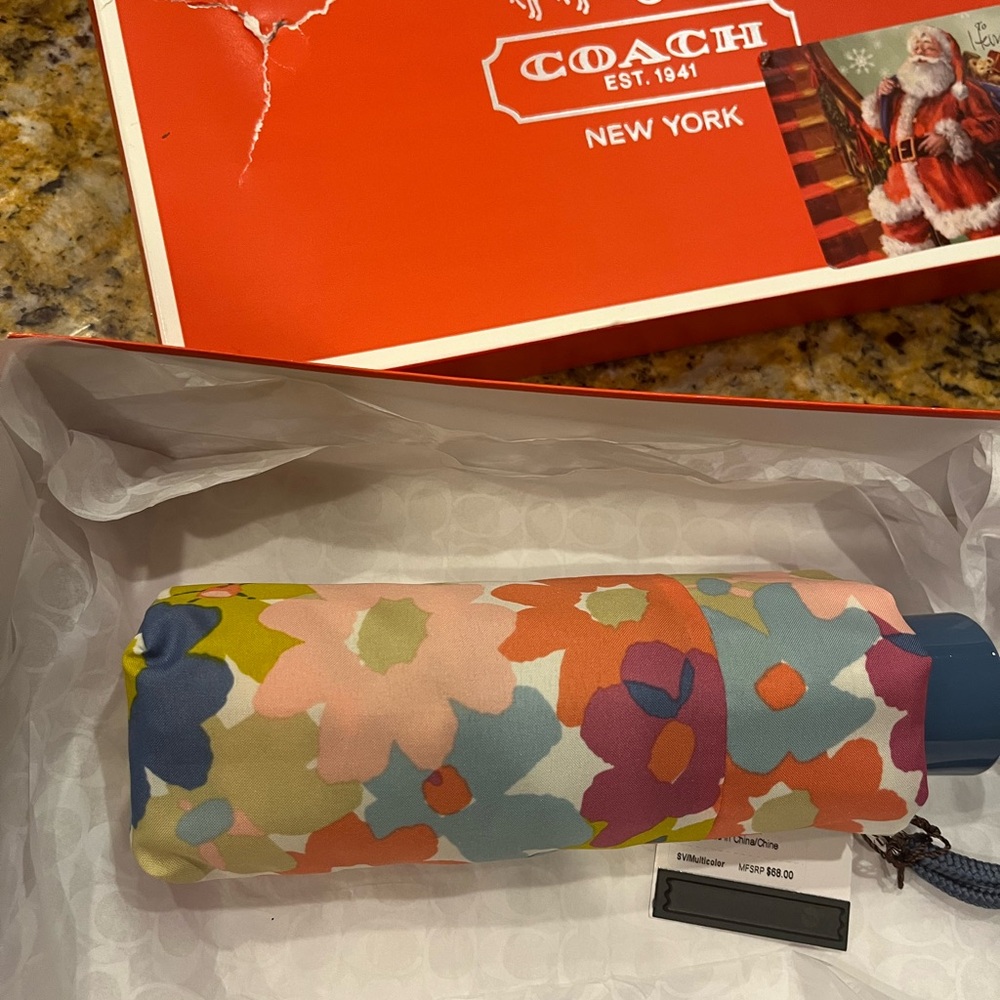Rare COACH Floral Umbrella - Picture 6 of 6